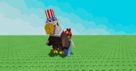 Что делает орел США в Роблокс Вырасти Сад Гров э Гарден