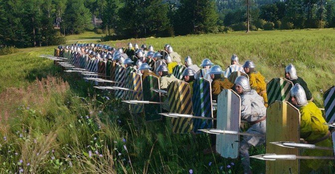 В новом геймплейном ролике Manor Lords показали систему сражений