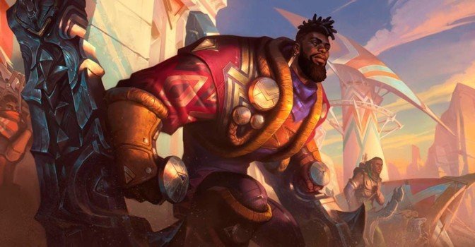 Riot Games показали умения чемпиона К'Санте из League of Legends