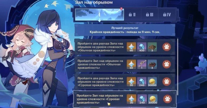 Событие «Опасная тропа» в Genshin Impact 2.7 — Зал над обрывом