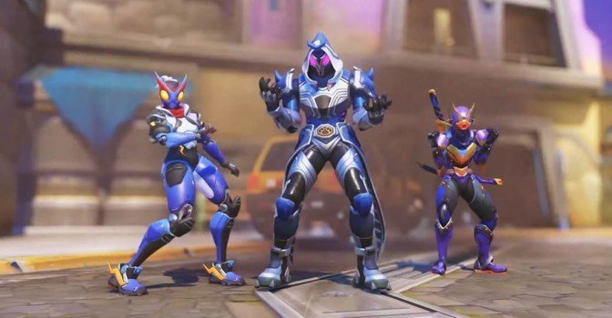 11 сезон добавит в Overwatch 2 скины в стиле «Камен Райдера»