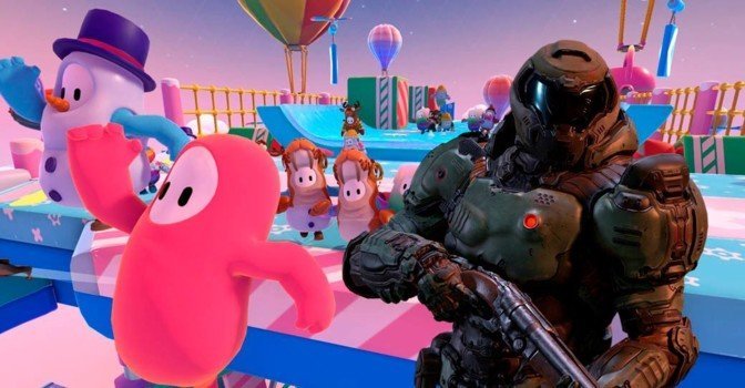 Fall Guys: Ultimate Knockout получит кроссовер со вселенной Doom