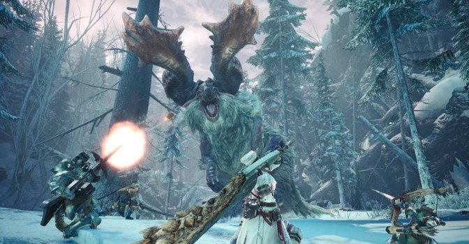 В новых трейлерах Monster Hunter World: Iceborne показали оружие