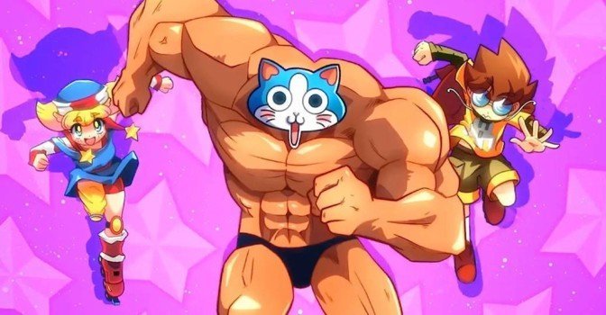 Вышел KinnikuNeko: SUPER MUSCLE CAT – платформер про кота-качка