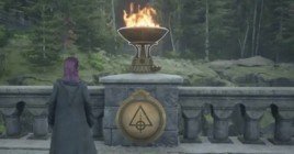 Как решить головоломку с факелами на мосту в Hogwarts Legacy