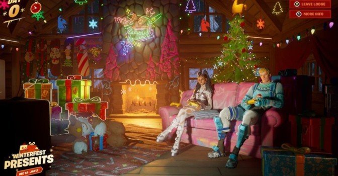 Все подарки и бесплатная косметика в Fortnite Winterfest 2022
