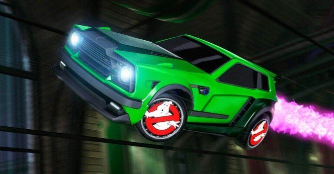 Охотники за привидениями приехали в гости к Rocket League