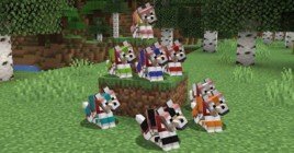 Снапшот 24w09a добавил в Minecraft покраску для волчьей брони