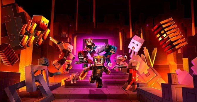Вышло дополнение Flames of the Nether для Minecraft: Dungeons