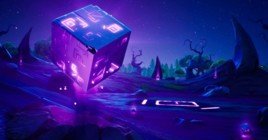 На кубе в Fortnite начали появляться трещины