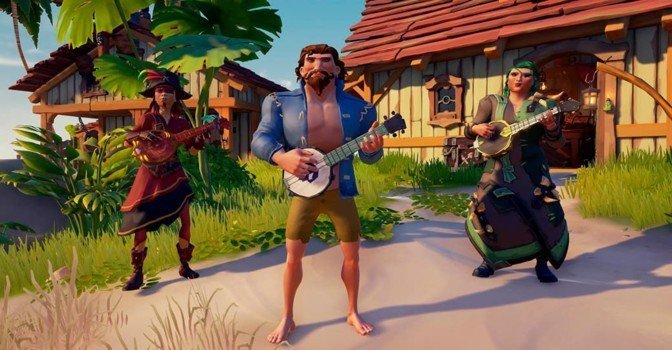 Обновление добавило в Sea of Thieves форт проклятых и банджо