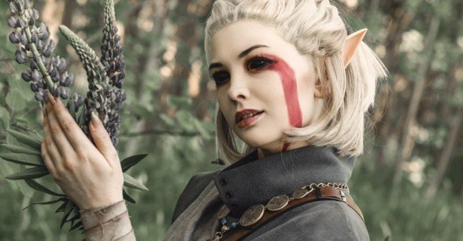 Косплей по Skyrim — Эйла, Довакин и эльфийка