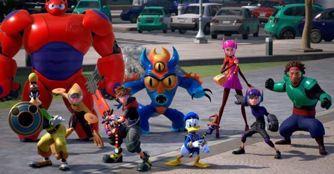 В Kingdom Hearts 3 разрешат оседалть Бэймакса