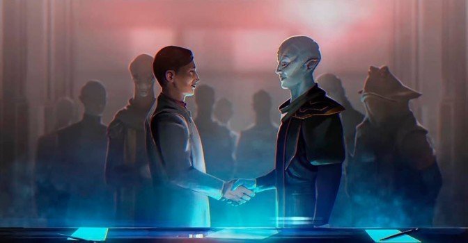 Вышел сюжетный трейлер дополнения Stellaris: Federations