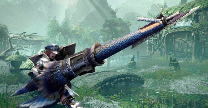 В новых трейлерах Monster Hunter Rise показали копьепушку и глефу