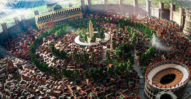 В Minecraft возвели город, где более 3000 зданий