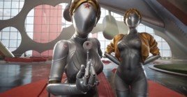 В Atomic Heart есть шестичасовая кат-сцена с роботами-близнецами?