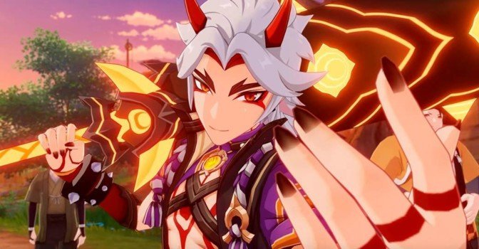 Персонаж Аратаки Итто из Genshin Impact получил новый трейлер