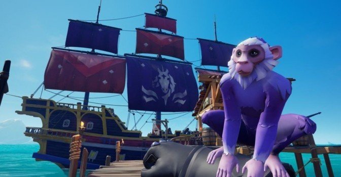 В Sea of Thieves можно получить набор с питомцем за Twitch Prime