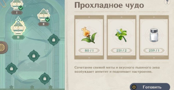 Пряности запада в Genshin Impact — Прохладное чудо