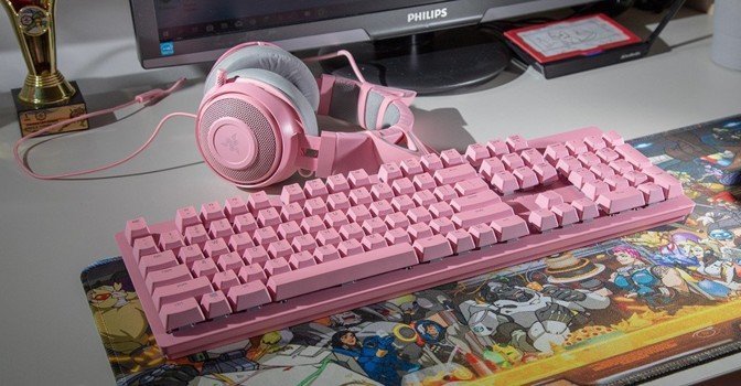Обзор Razer Huntsman из коллекции Razer Quartz