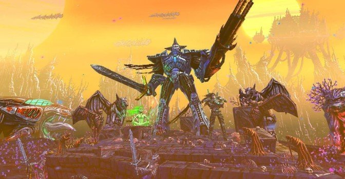 Вышел Valfaris: Mecha Therion – сайдскроллер про брутального меха