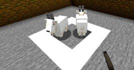 Снапшот 21w15a изменил поведение коз в Minecraft