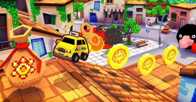 Ретро-платформер Yellow Taxi Goes Vroom выйдет на ПК в апреле