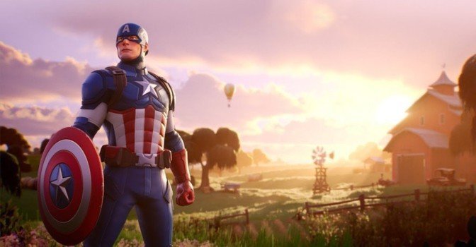 В Fortnite появился Капитан Америка