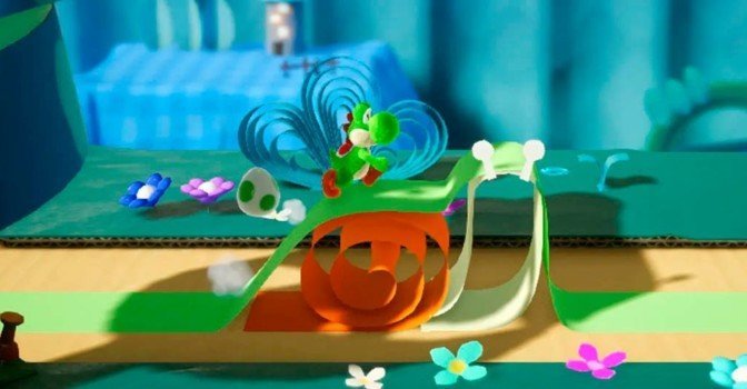 В новом трейлере показали мир Yoshi’s Crafted World