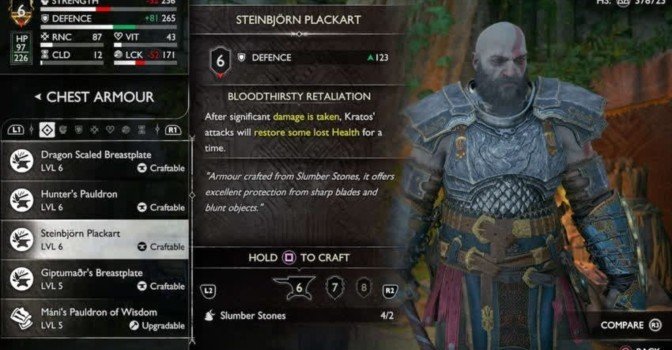 Как создать доспехи Стейнбьорна в God of War Ragnarok