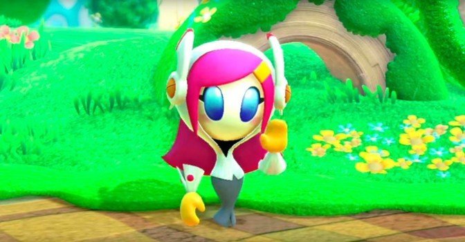 Сюзи из Kirby Star Allies укротит меха