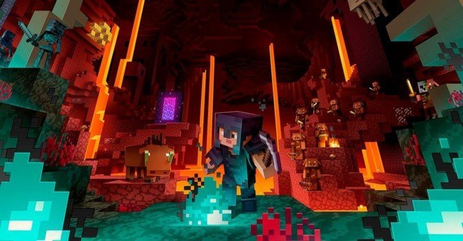 Обновление Nether добавило в Minecraft новые биомы и блоки
