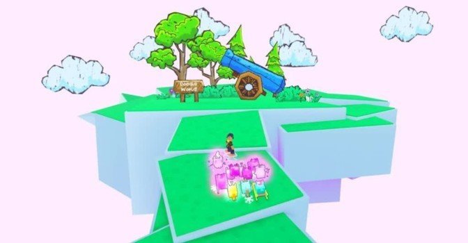 Как попасть в Doodle World в Pet Simulator X