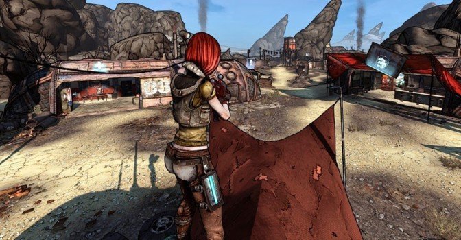 Мод позволяет играть в Borderlands GOTY от третьего лица