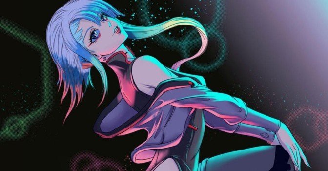 Арты на Люси из Cyberpunk: Edgerunners — картинки и заставки