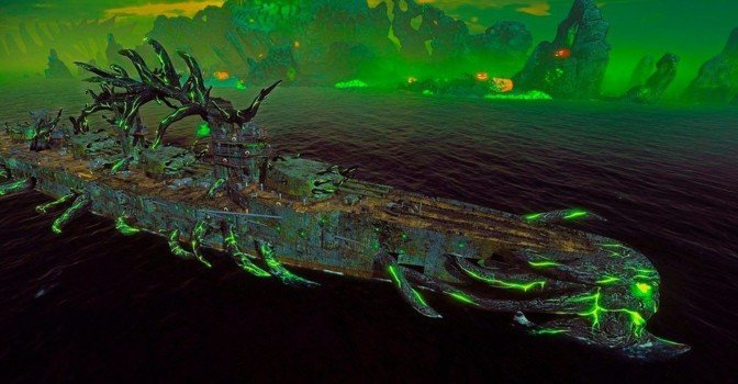 Управляем хэллоуинскими кораблями в World of Warships