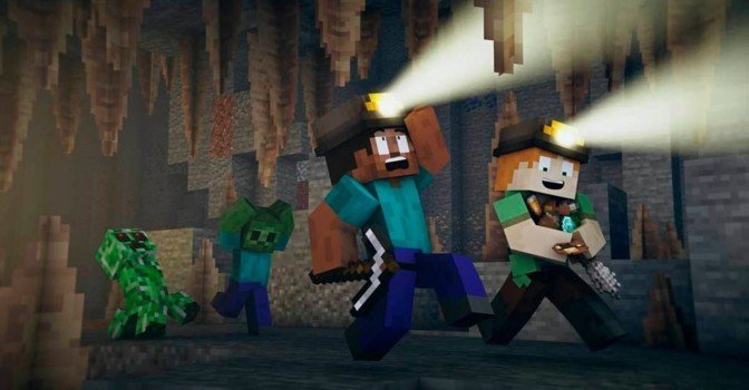 Обновление «Пещеры и скалы» для Minecraft разделили на две части