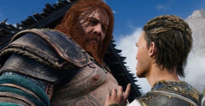 Что Хеймдалль видит в глазах Тора в God of War Ragnarok