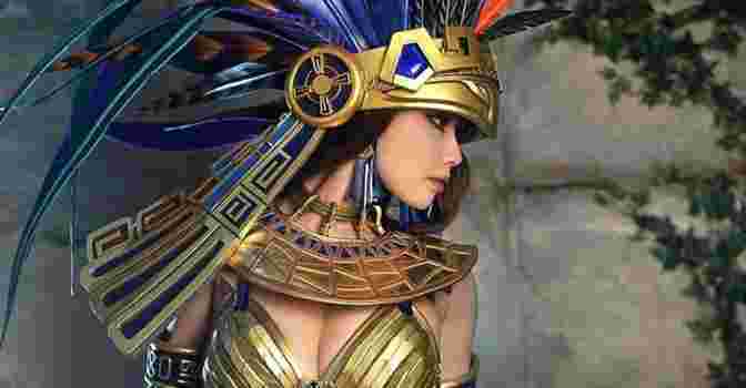 Косплей на Принцессу ацтеков из Civilization Online