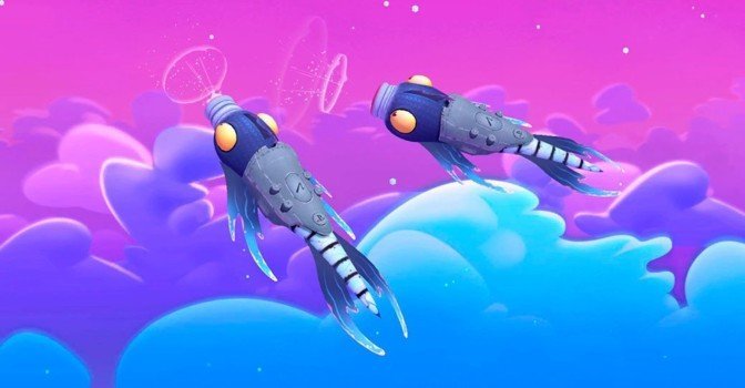 Проходить Squishies придется с помощью селёдок