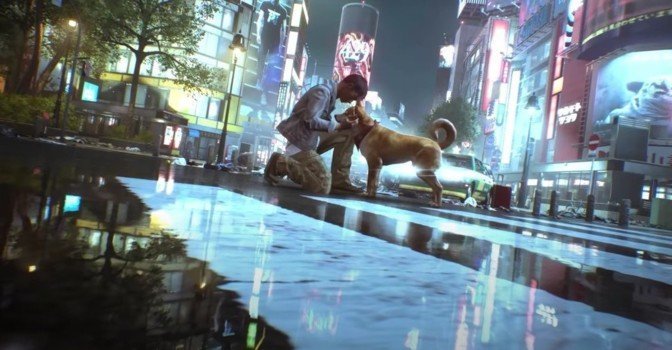 В Ghostwire: Tokyo можно погладить собаку