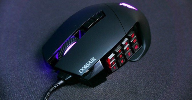 Обзор игровой мышки Corsair Scimitar RGB Elite