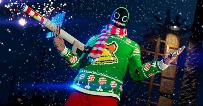 Для GTA Online вышло рождественское обновление