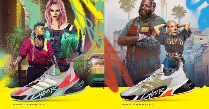 Adidas анонсировала кроссовки в стиле Cyberpunk 2077