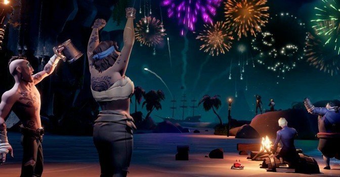 В Sea of Thieves началось новогоднее событие Grogmanay