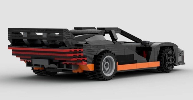 Машину из Cyberpunk 2077 собрали из деталей LEGO