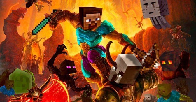 Фанатский мод превратил Minecraft в шутер Doom