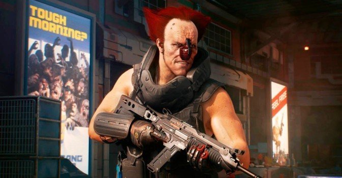 В Cyberpunk 2077 добавили клоуна с гранатой вместо носа