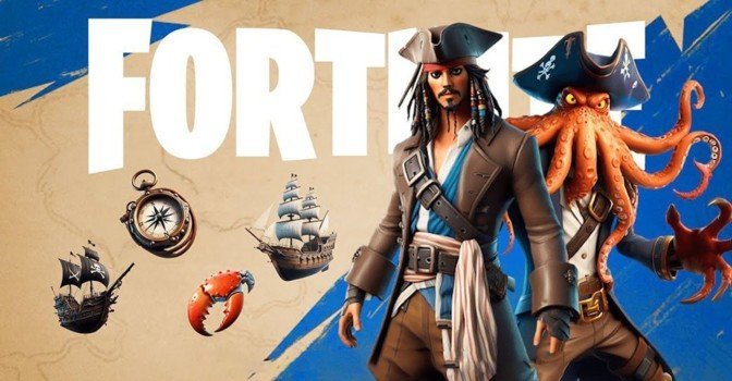 В игре Fortnite появятся пираты карибского моря